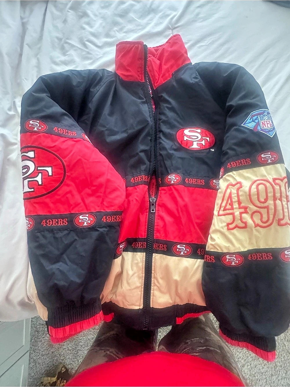 Zro Layer 49ers Color Block Jacket Size Large